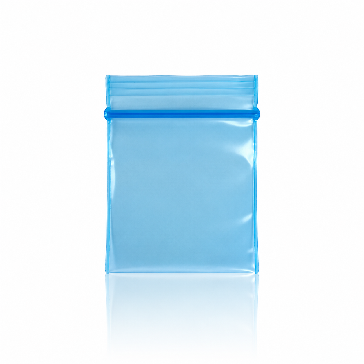 Mini Grip Beutel Blau 3 × 4 cm | Zip Verschluss & wiederverwendbar (100Stk.)