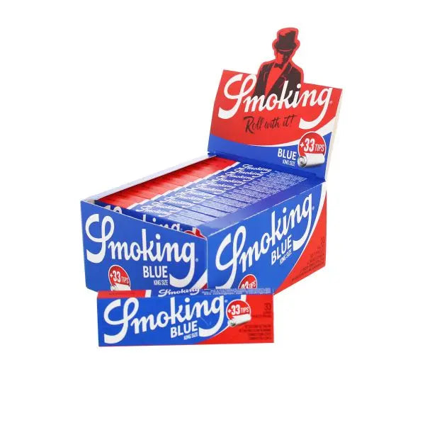Smoking Blau King Size + 33 Tips