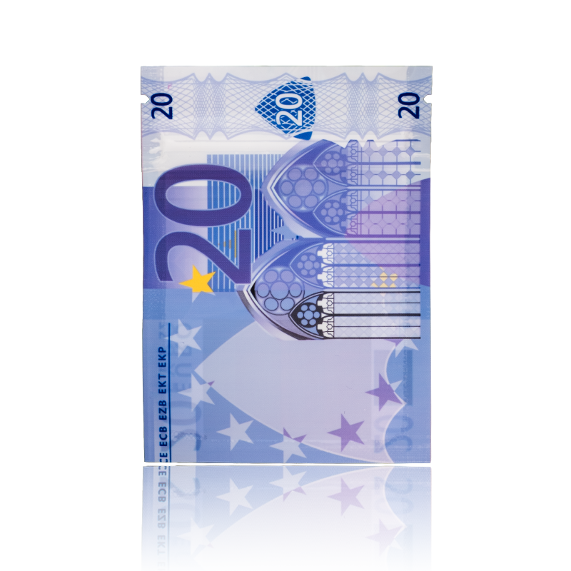 Zip-Beutel im 20-Euro-Design