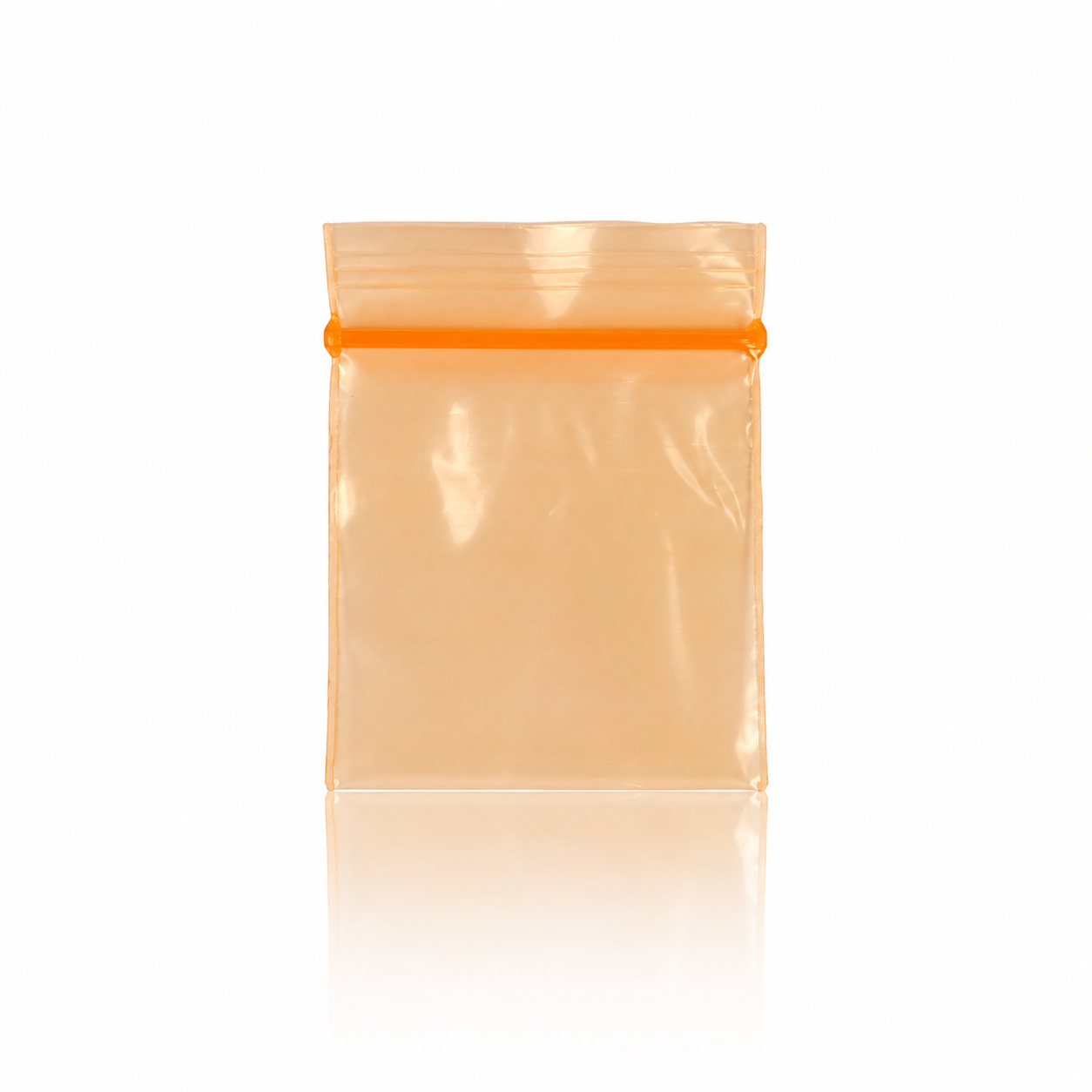 Mini Grip Zip-Beutel Orange 3 × 4 cm – Kleine Druckverschlussbeutel (100 Stk.)