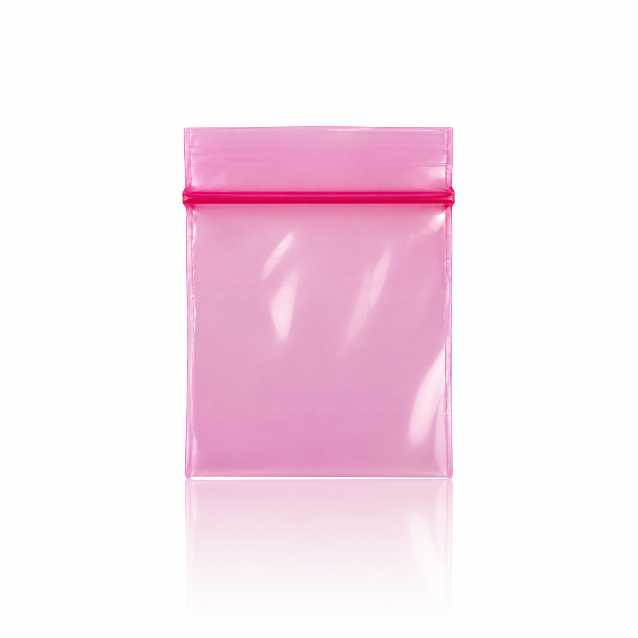 Mini Grip Zip-Beutel 3 x 4 cm – Rosa