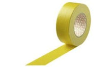 Ruban adhésif pour béton, ruban adhésif de construction, jaune avec tissu enduit