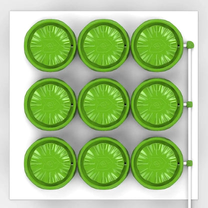 FloraFlex® – 9 Pflanzen Bundle 1.20×1.20m – Plattform System mit Abfluss