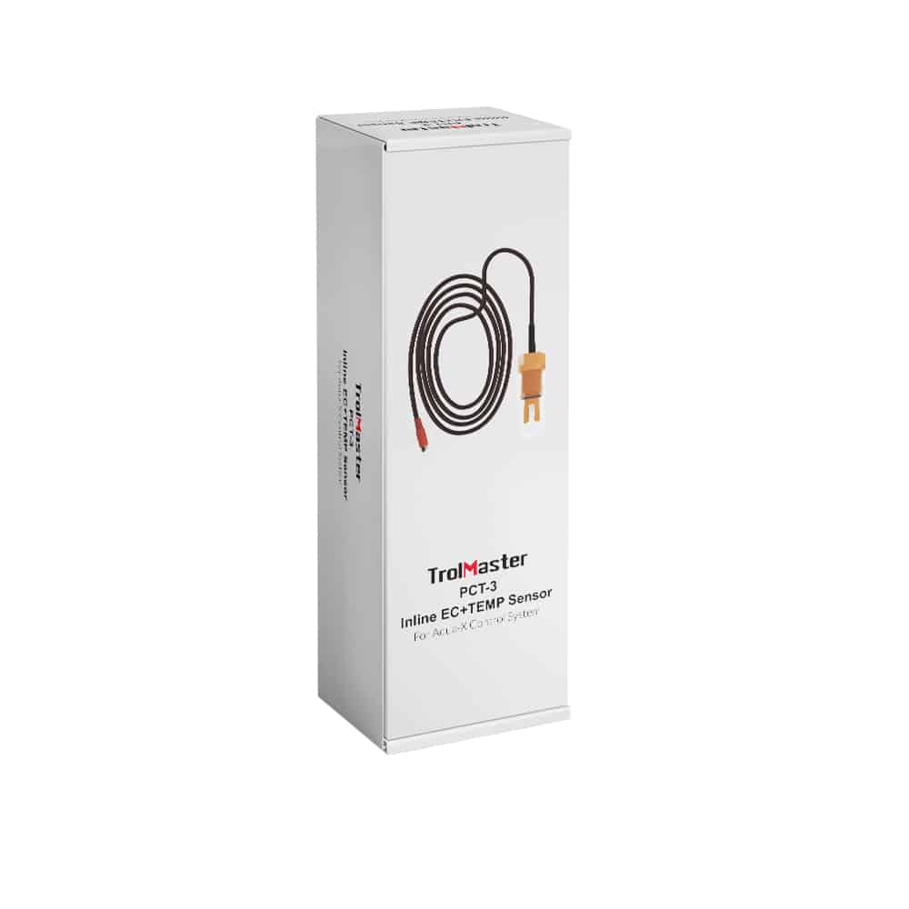 Trolmaster PCT-3 Heavy Duty Nutrient EC/Temp Sensor for Aqua-X system Drop inline compatible
