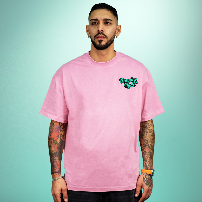 BC-SHIRT PINK OVERSIZE