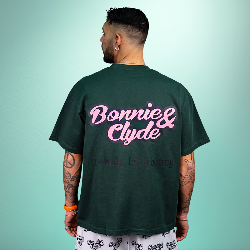 BC-SHIRT DARK GREEN OVERSIZE