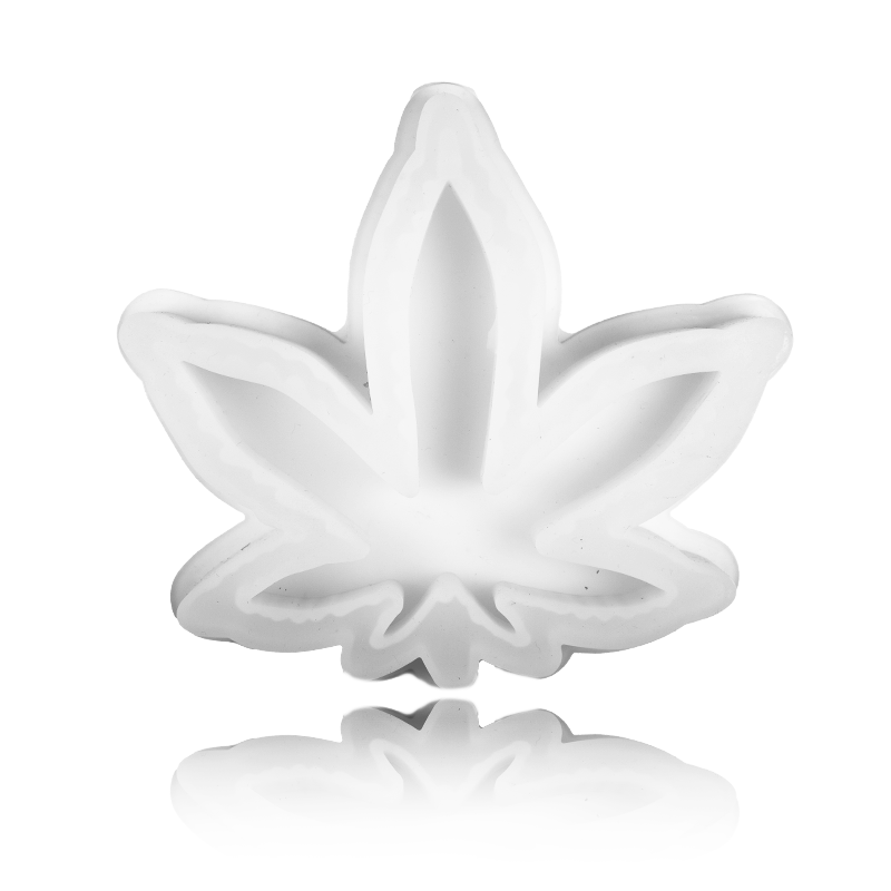 Silikon-Backform Cannabis-Pflanze