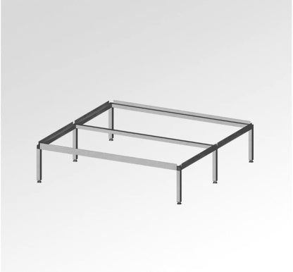 GrowRack für Growtable – Höhenverstellbarer Alu-Tischunterbau für Indoor Grow