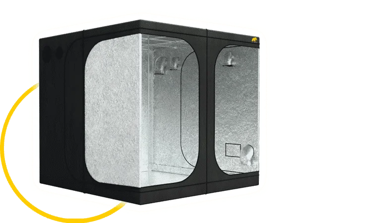 Mammoth Pro+ HC Grow Zelt – 22mm Stangen, 600D Mylar, lichtdicht, Premium