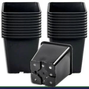 Viereckige Pflanzentöpfe 0,3–25 L – Platzsparend für Indoor Grow & Growboxen