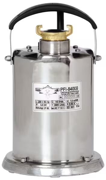 Restwasser-Pumpe Flachsauger 8.400 l/h – Für Indoor-Grow Wasserabsaugung