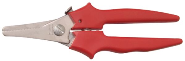 ERDI D48 Universalschere – Edelstahl, gezahnt, isolierte Griffe