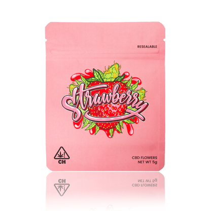 Fleurs de CBD premium d'intérieur - Fraise