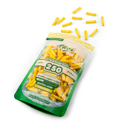 Filtres à charbon actif PURIZE® XTRA Slim – Paquet de 250