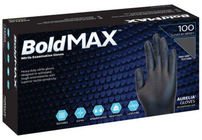 Gants jetables noirs BM 