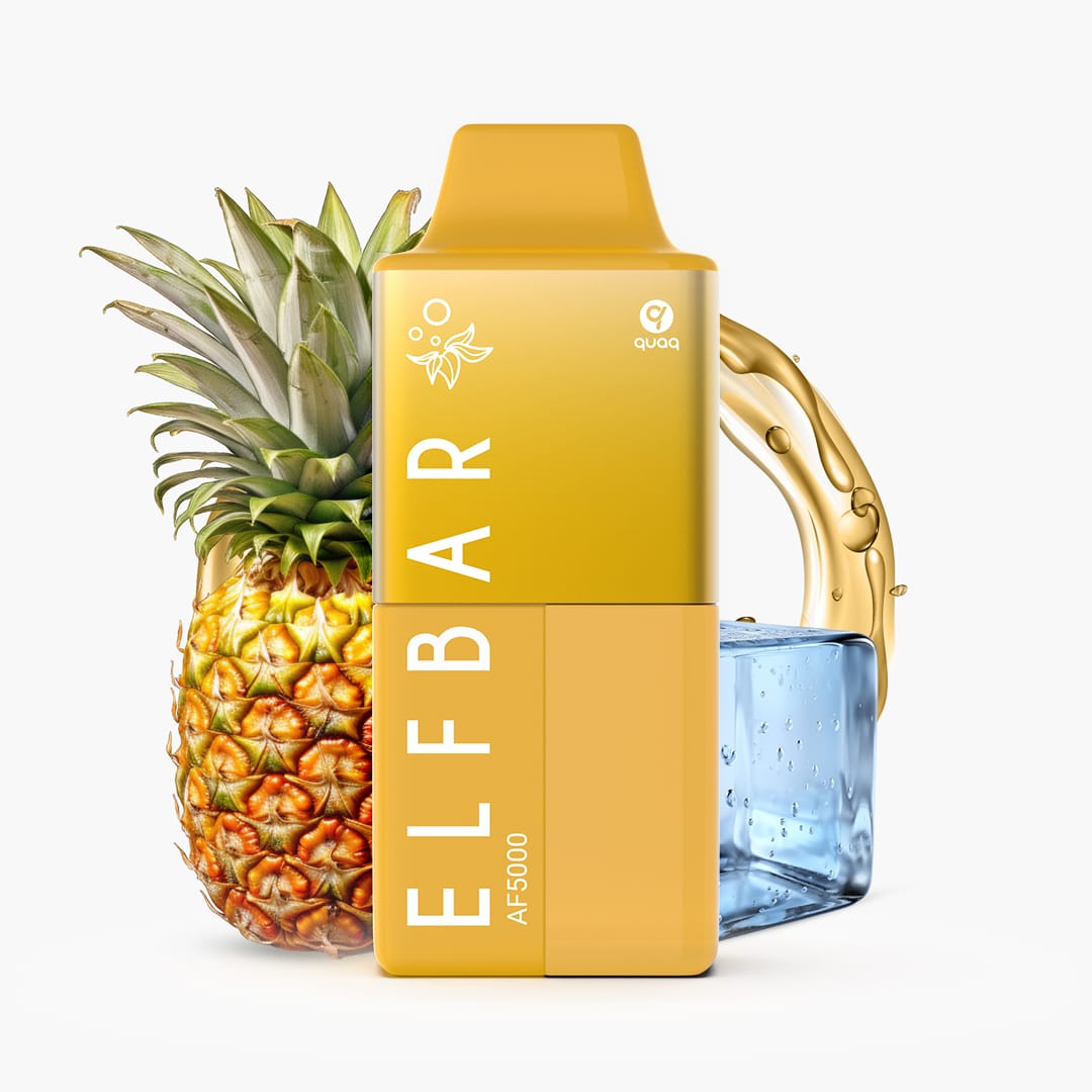 ELFBAR AF5000 – Sour Pineapple Ice | Wiederbefüllbare Einweg E-Zigarette mit bis zu 5000 Zügen