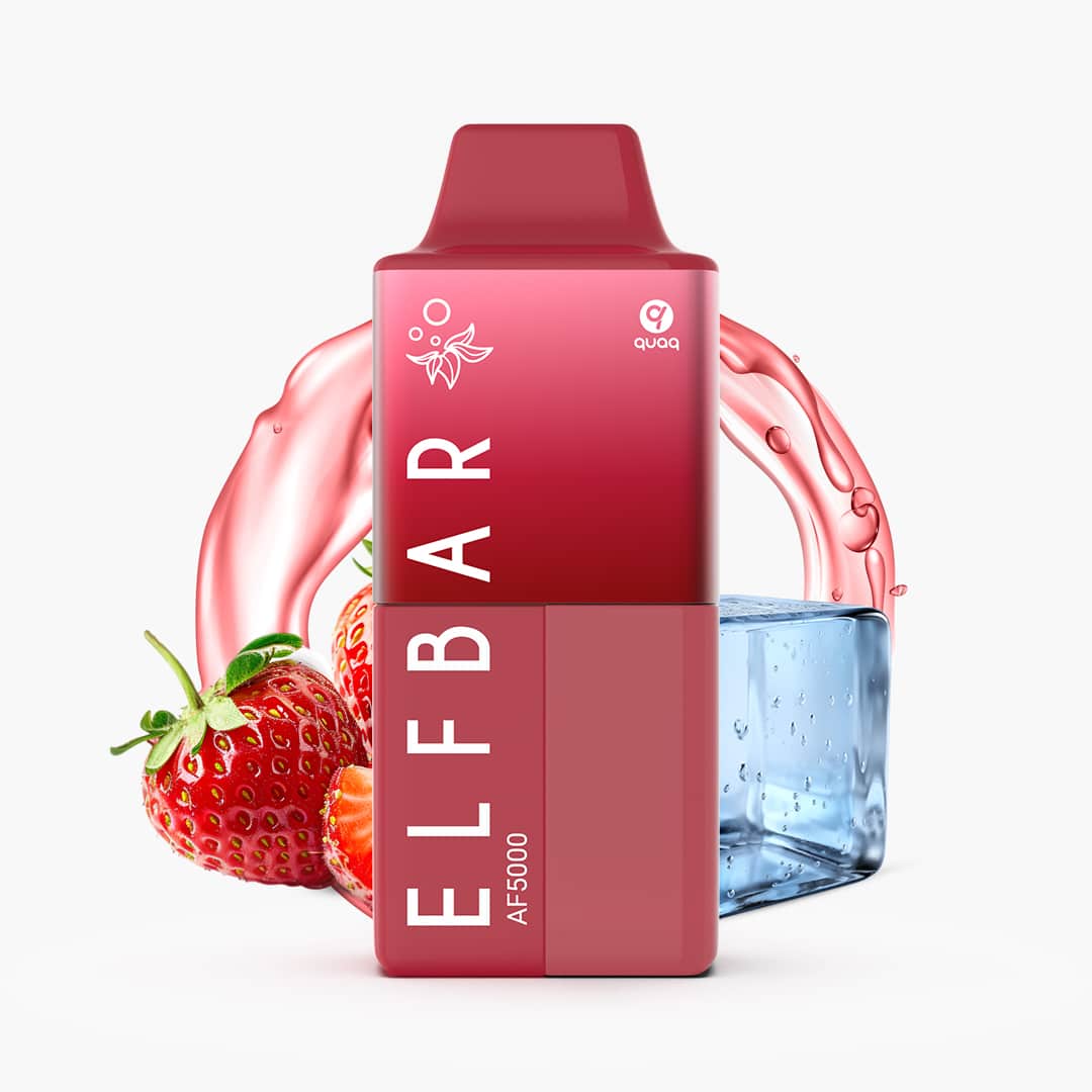 ELFBAR AF5000 – Strawberry Ice | Wiederbefüllbare Einweg E-Zigarette mit bis zu 5000 Zügen