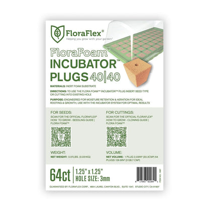 FloraFlex® – FloraFoam Incubator Plugs 64pcs