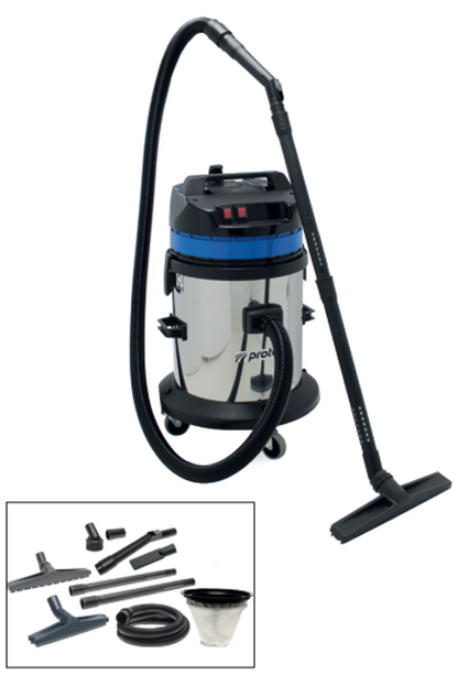 Profi Nass-/Trockensauger 50L für Indoor-Growanlagen – 2800W Zweimotorig