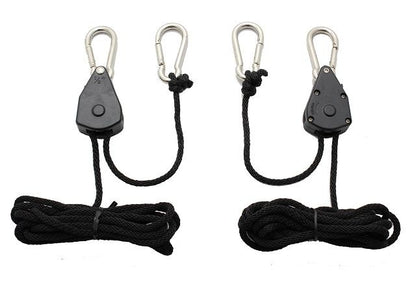 Rope Ratchet Karabiner Aufhängung bis 48 kg – Für Indoor Grow Lampen & Filter