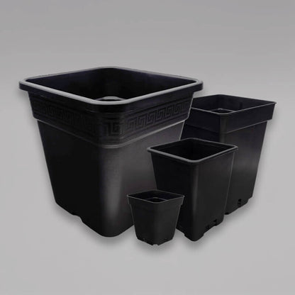 Viereckige Pflanzentöpfe 0,3–25 L – Platzsparend für Indoor Grow & Growboxen